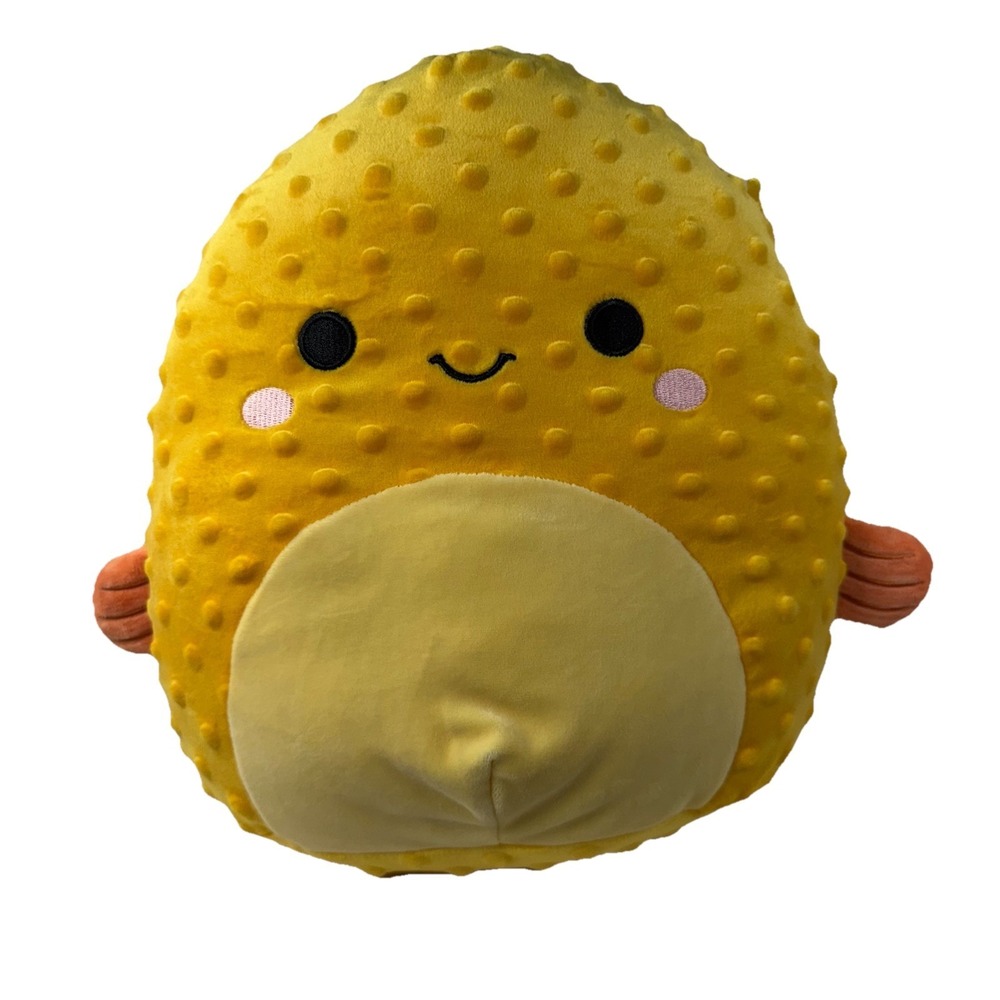 Squishmallow 12" SAFA Yellow Puffer Fish Plush New Without Tags